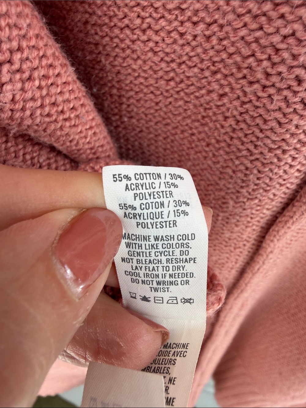 Aerie Dusty Rose Pink Oversized Crewneck Sweater M - Picture 8 of 9